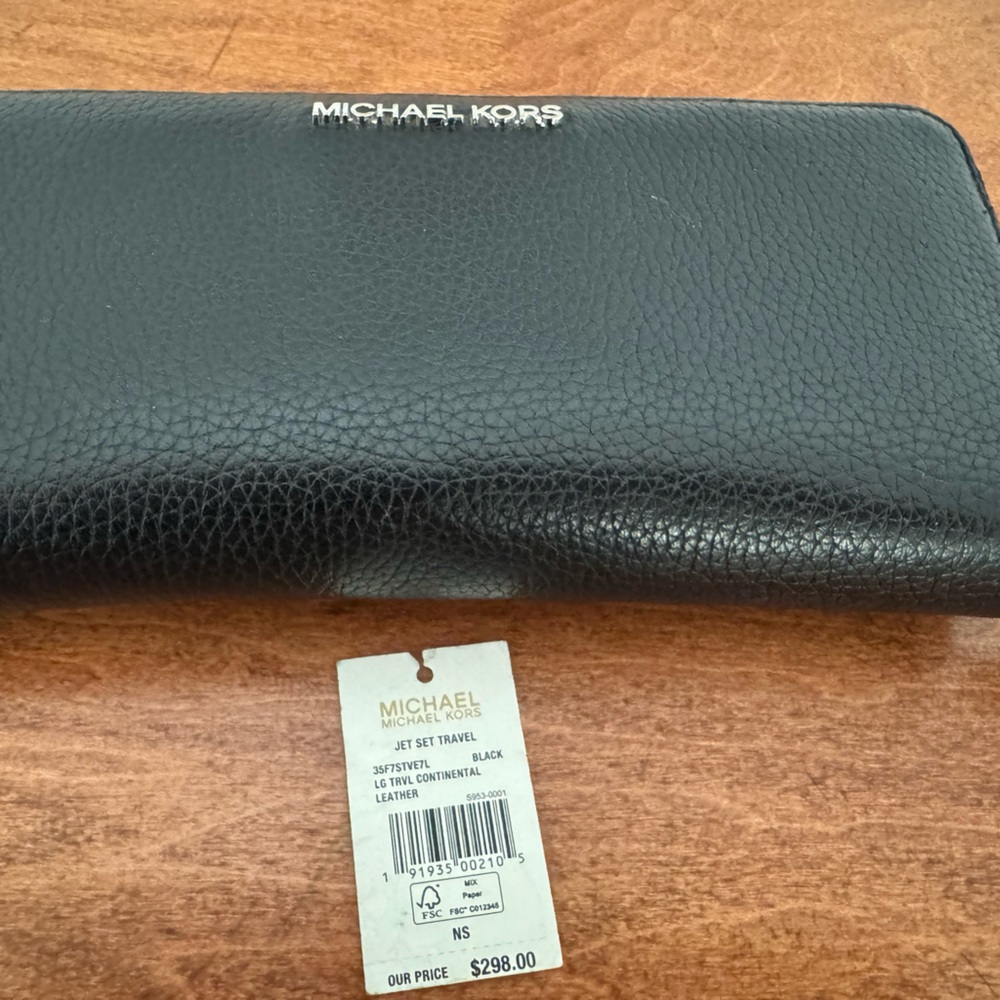 Michael Kors Black Leather Wallet
